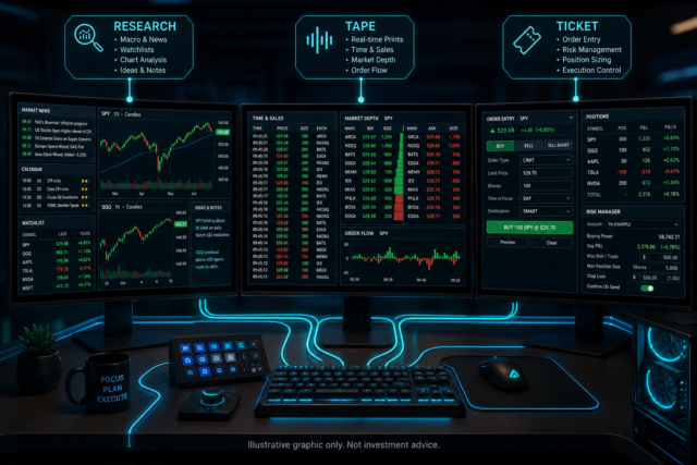 Multi-Monitor Trading Setups: Give Every Screen One Job